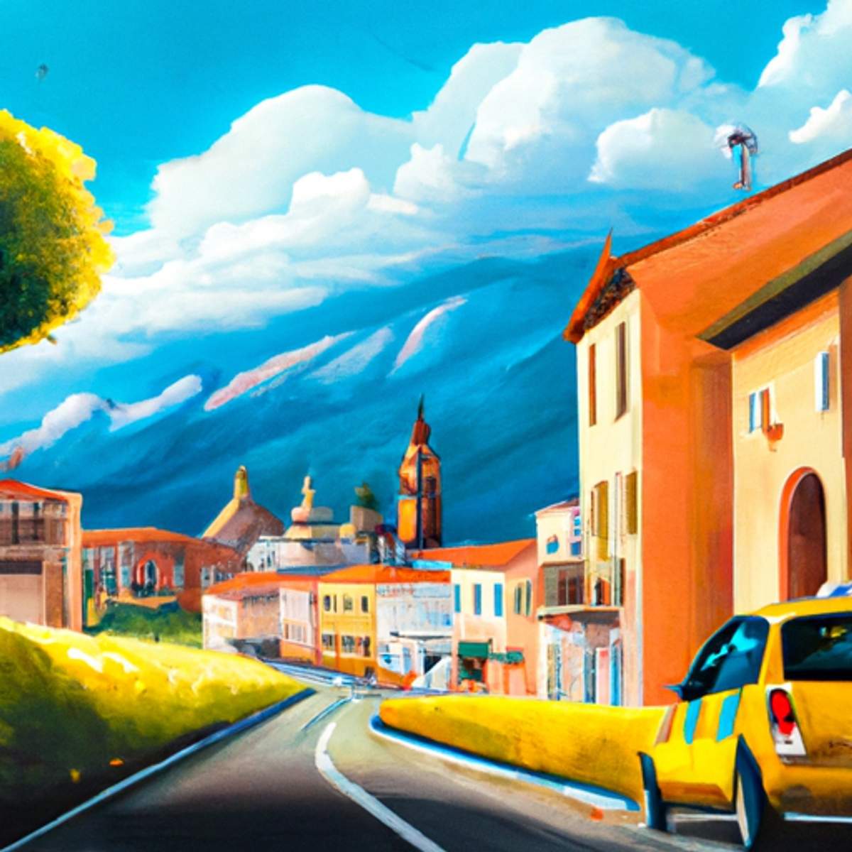Taxipris i Italien