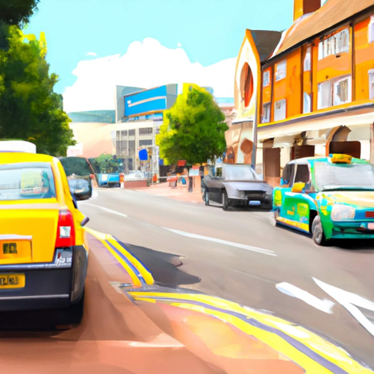 Taxipris i Storbritannien