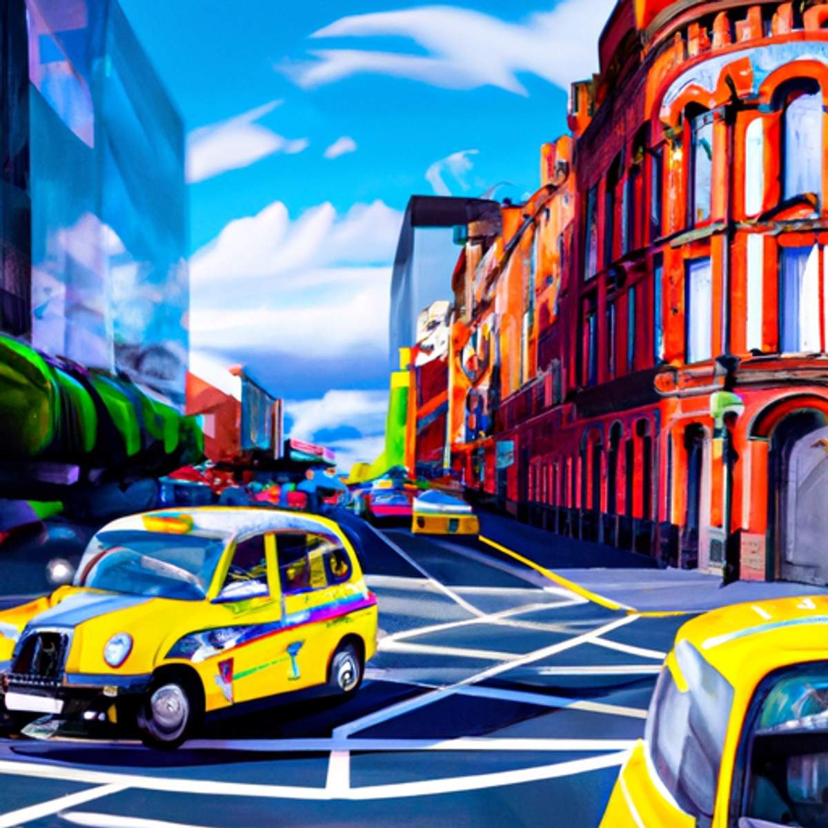 Taxipris i Storbritannien