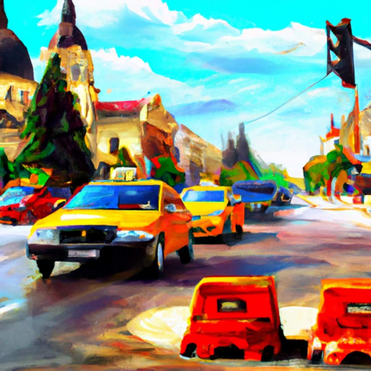 Taxipris i Rumänien