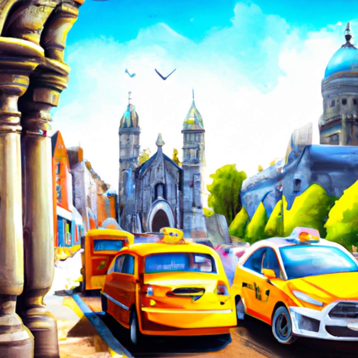 Taxipris i Irland