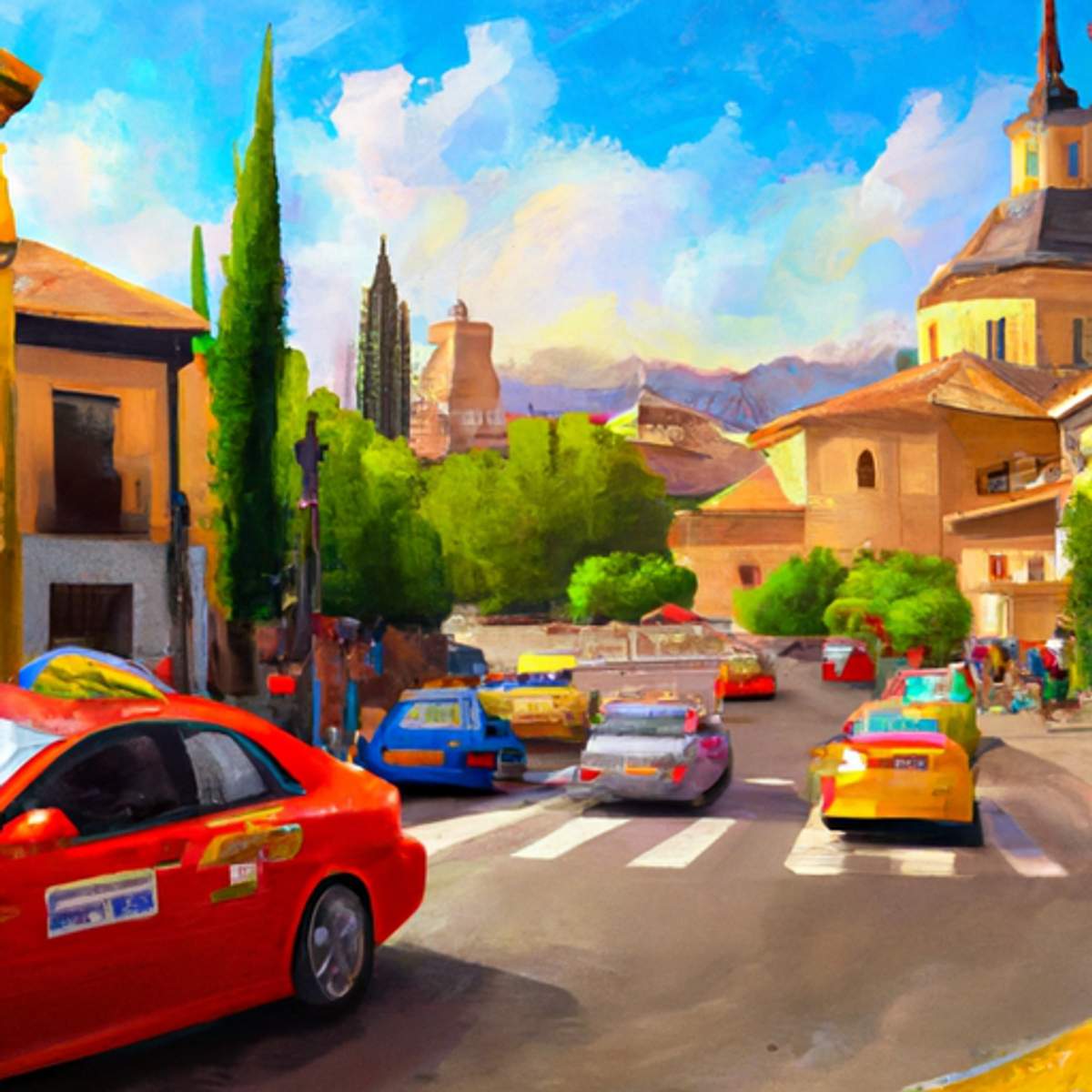 Taxipris i Spanien