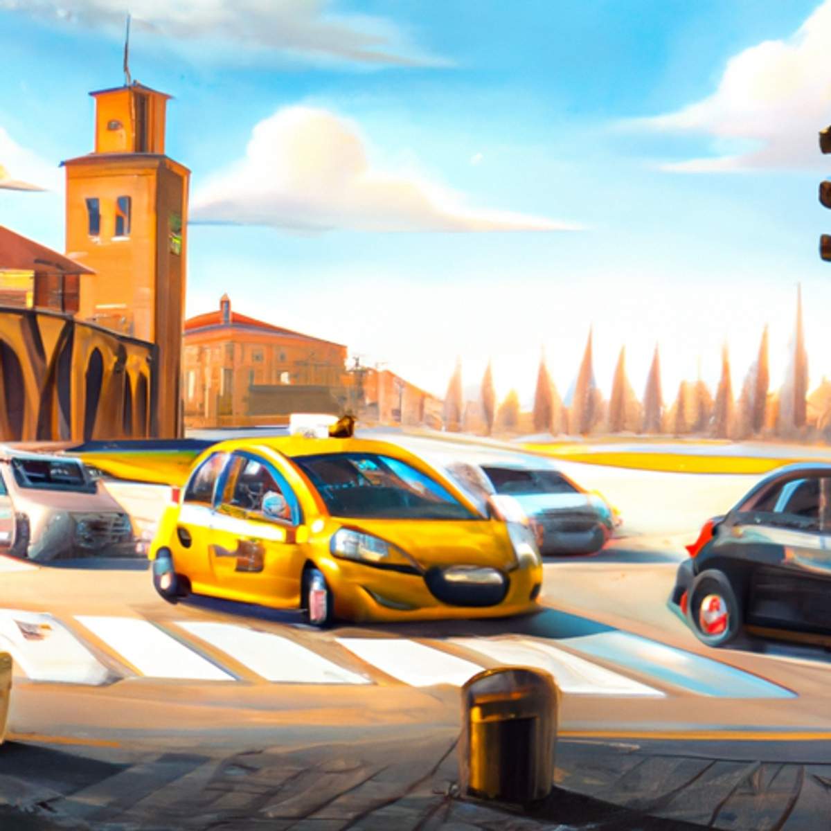 Taxipris i Italien