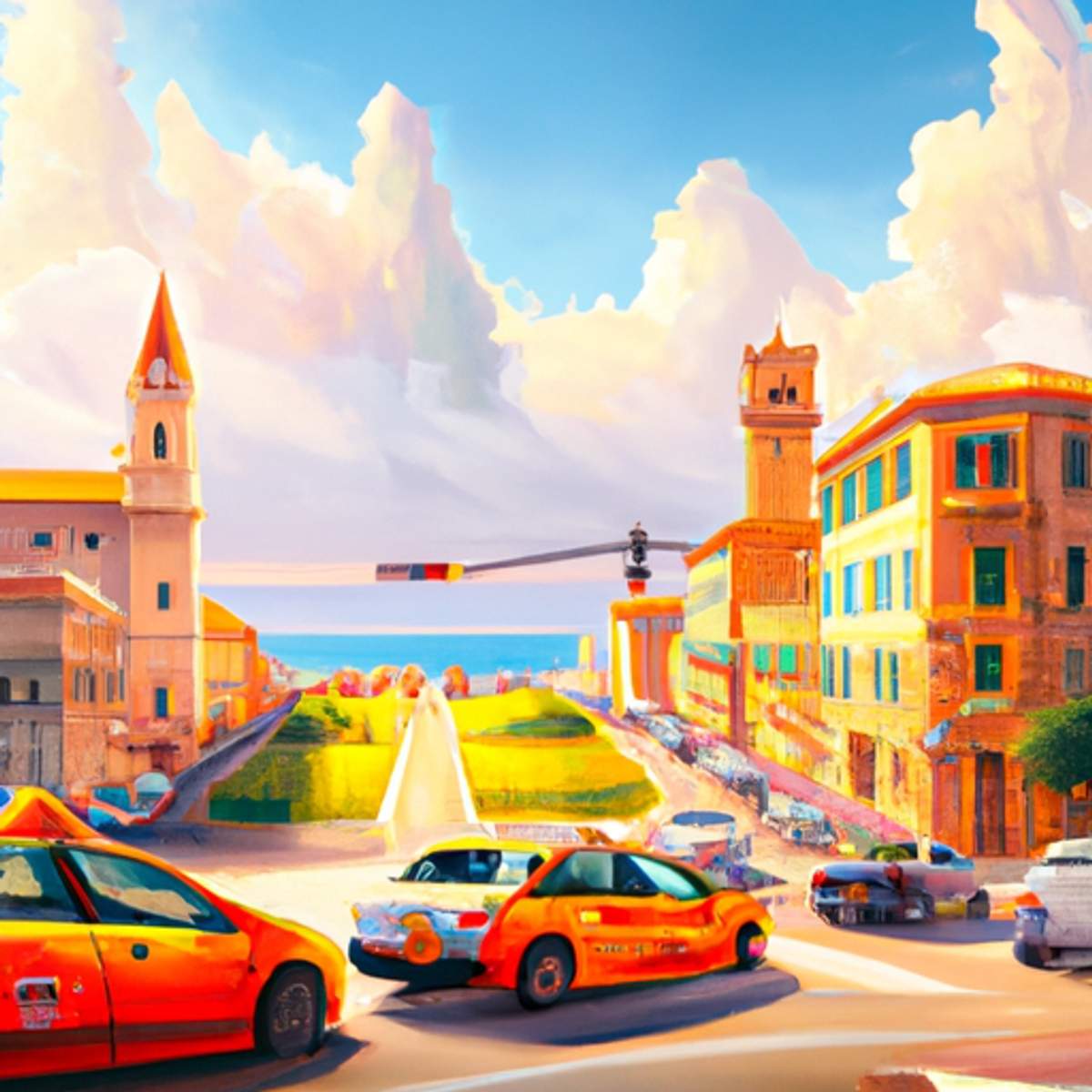 Taxipris i Italien