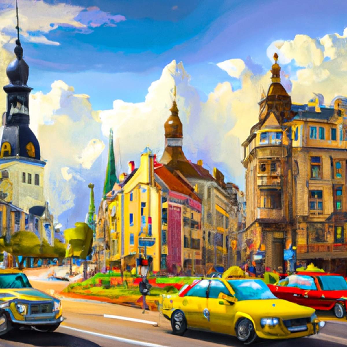 Taxipris i Lettland