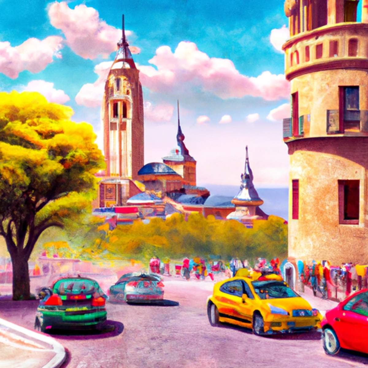 Taxipris i Spanien