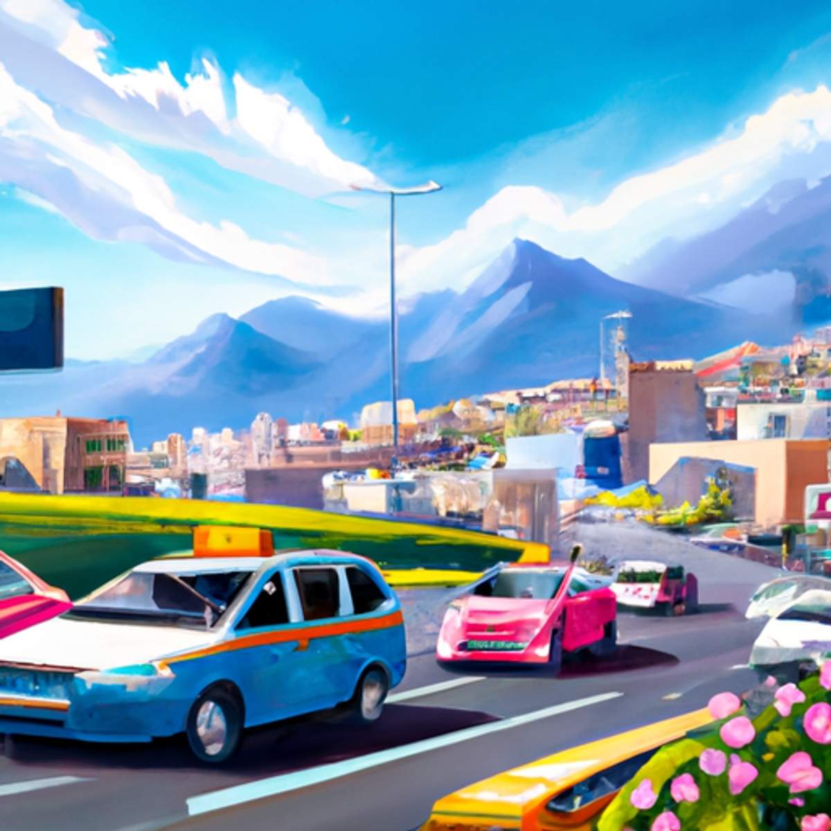 Taxipris i Spanien
