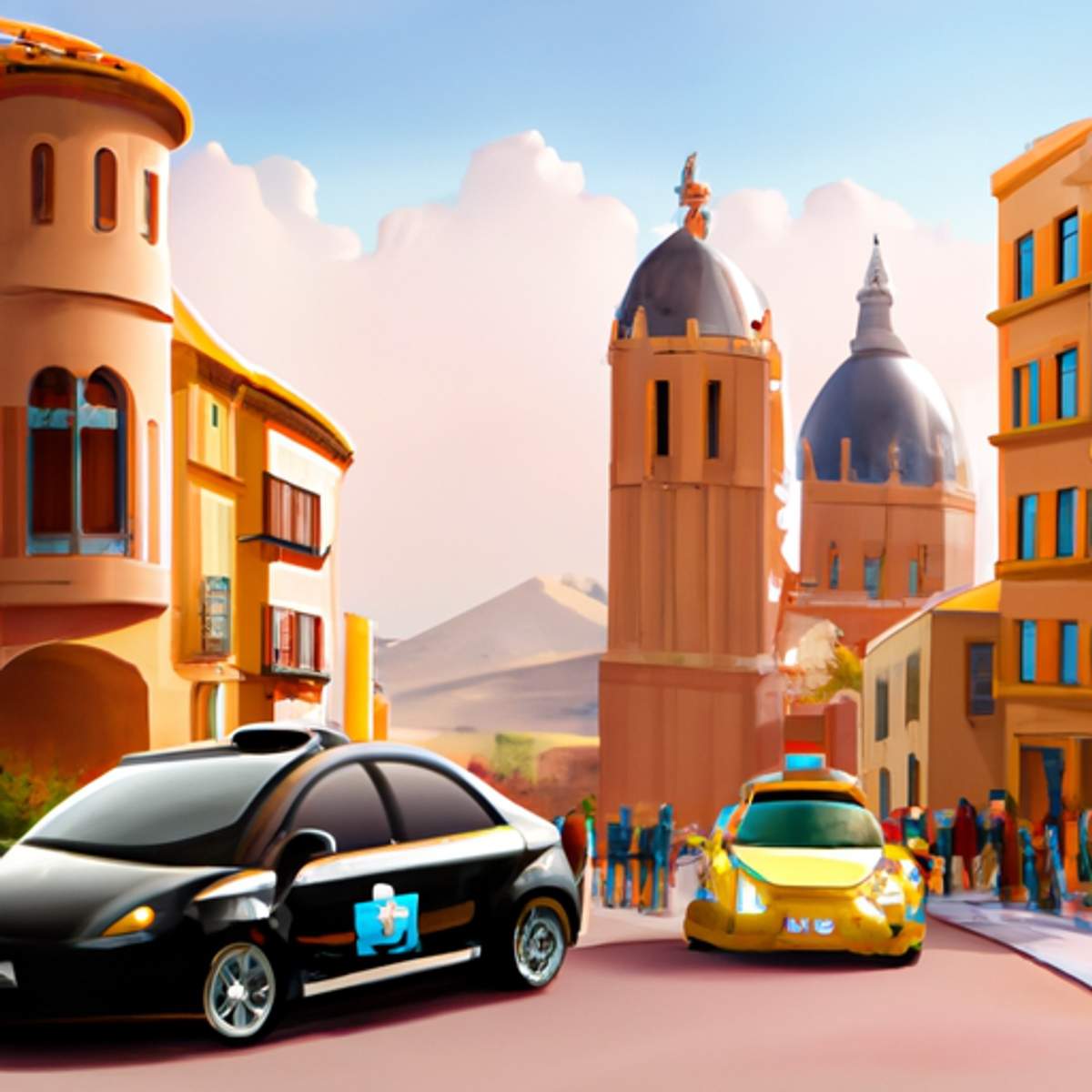 Taxipris i Spanien