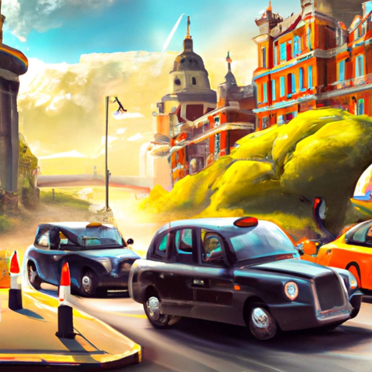 Taxipris i Storbritannien