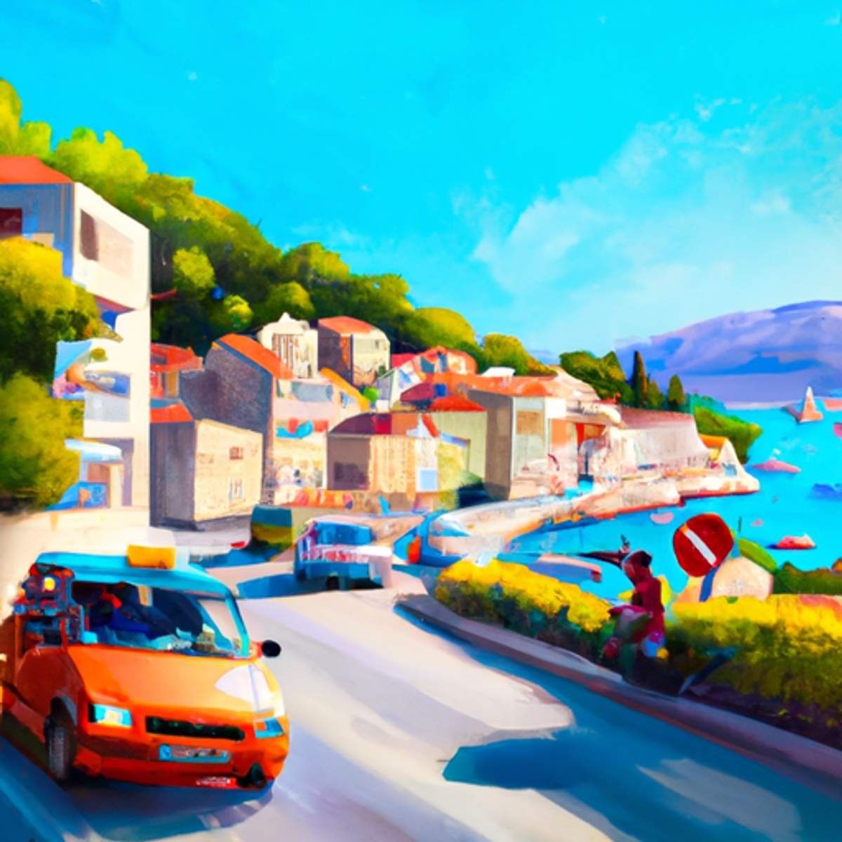 Taxipris i Kroatien