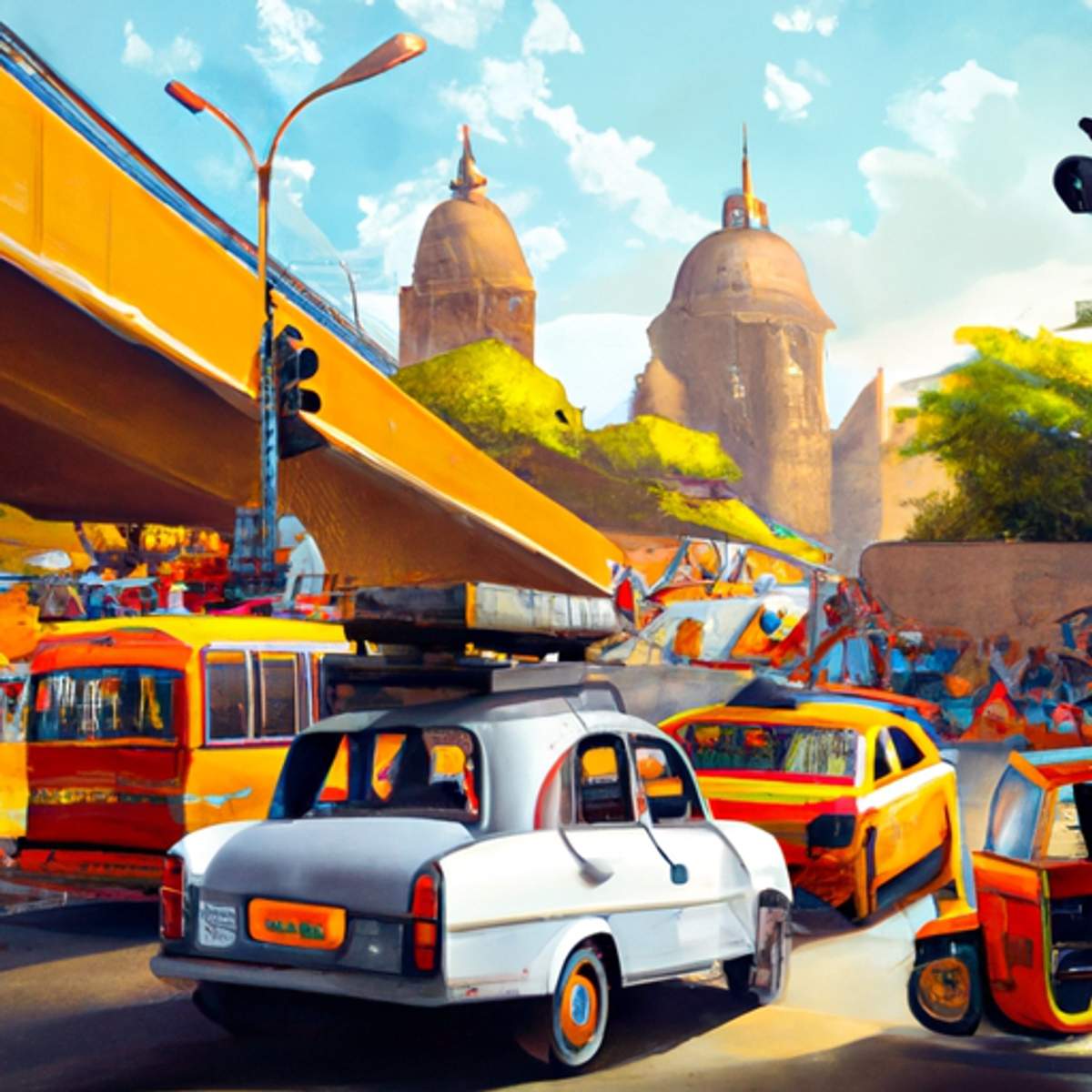 Taxipris i Indien
