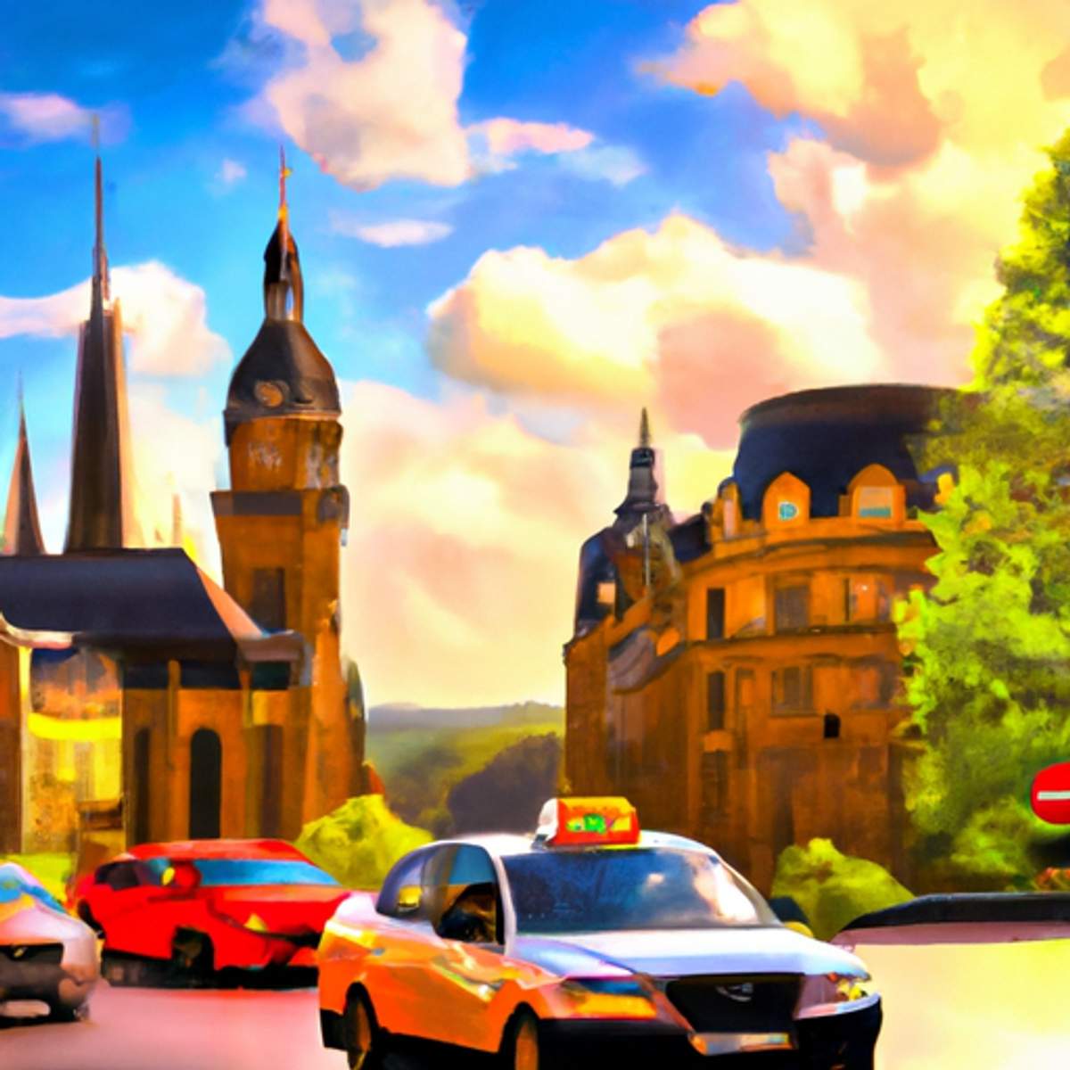Taxipris i Luxemburg
